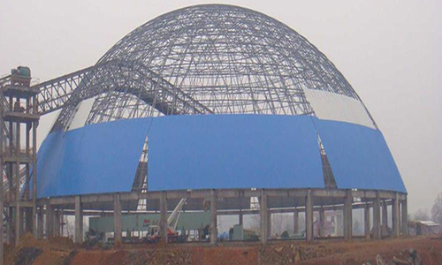 崇州螺栓球网架加工的注意事项